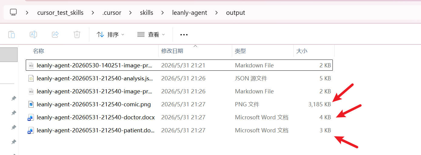 在 output 文件夹查看报告与图片示意图